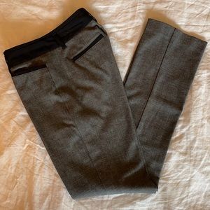 Express Columnist Pant Size 2R Gray Black